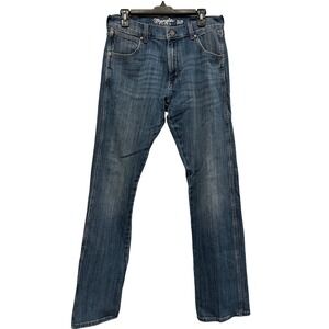 Wrangler Retro Slim Boot Cut Jeans Tall Men's Blue Denim Size 30x35.5